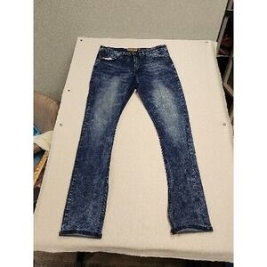 Brooklyn Laundry Men's 36x34 Acid Wash Slim Skinny Urban Retro Jeans